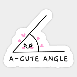 A-Cute Angle Sticker